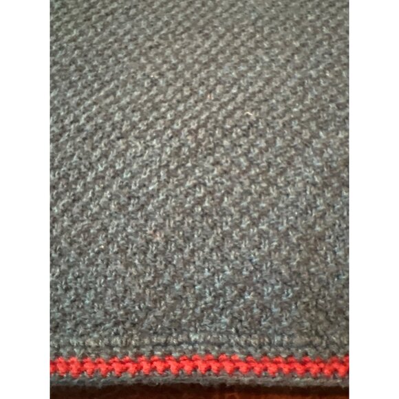 VTG Koret City Blues Embroidered Cotton Blend Vest Sweater Women M Checkered - Picture 7 of 7